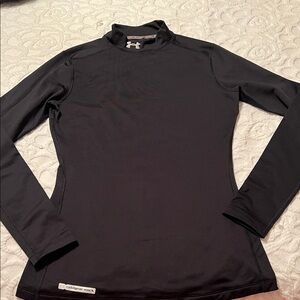 Under Armour Women's Long Sleeve Black Coldgear Top